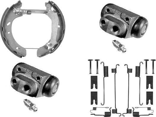 MGA PM720463 - Комплект гальм, барабанний механізм autozip.com.ua