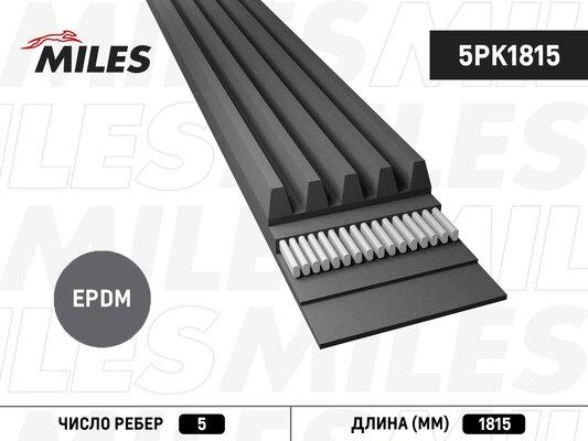 Miles 5PK1815 - Поліклиновий ремінь autozip.com.ua