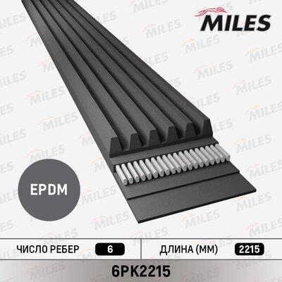 Miles 6PK2215 - Поліклиновий ремінь autozip.com.ua