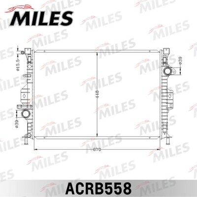 Miles ACRB558 - Радіатор, охолодження двигуна autozip.com.ua