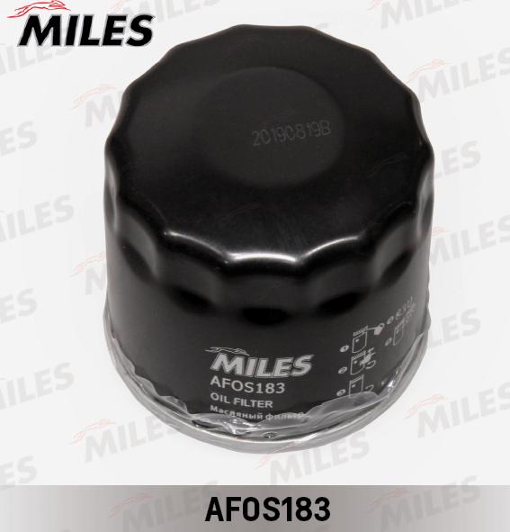 Miles AFOS183 - Масляний фільтр autozip.com.ua