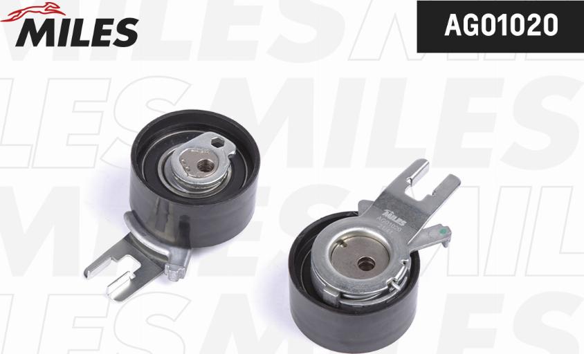 Miles AG01020 - Натяжний ролик, ремінь ГРМ autozip.com.ua