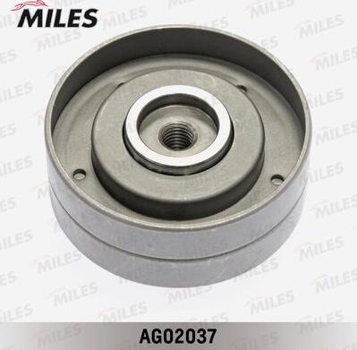 Miles AG02037 - Паразитний / Провідний ролик, зубчастий ремінь autozip.com.ua