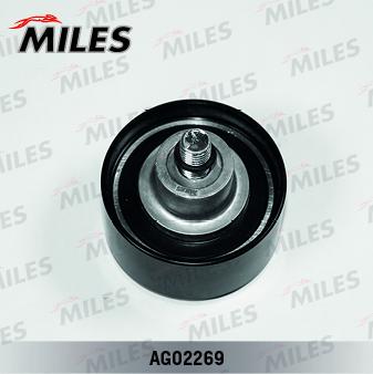Miles AG02269 - Паразитний / Провідний ролик, зубчастий ремінь autozip.com.ua