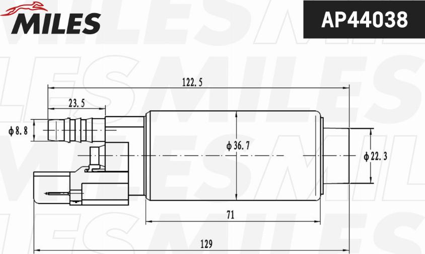 Miles AP44038 - Модуль паливного насоса autozip.com.ua