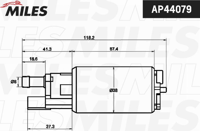 Miles AP44079 - Паливний насос autozip.com.ua