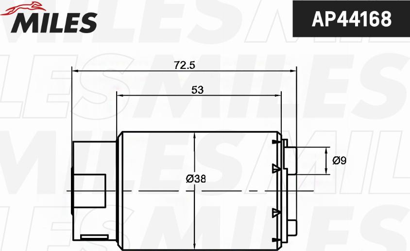 Miles AP44168 - Паливний насос autozip.com.ua