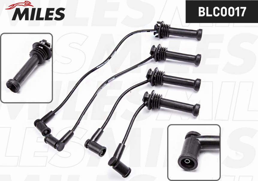 Miles BLC0017 - Комплект проводів запалювання autozip.com.ua