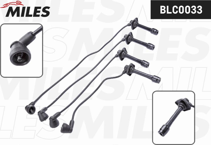 Miles BLC0033 - Комплект проводів запалювання autozip.com.ua