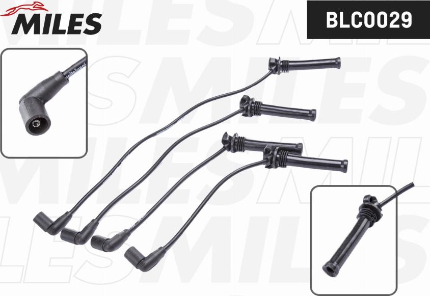 Miles BLC0029 - Комплект проводів запалювання autozip.com.ua