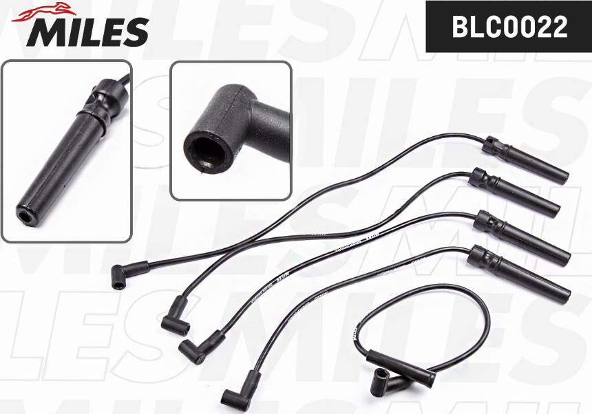 Miles BLC0022 - Комплект проводів запалювання autozip.com.ua