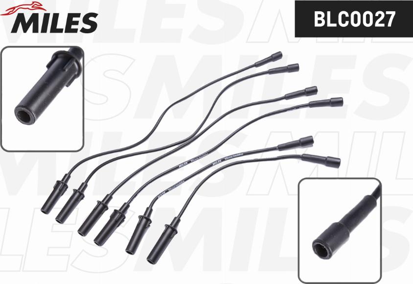 Miles BLC0027 - Комплект проводів запалювання autozip.com.ua