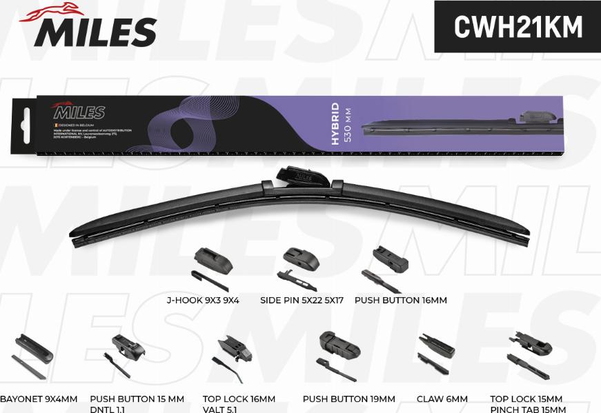 Miles CWH21KM - Щітка склоочисника autozip.com.ua
