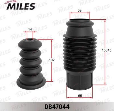 Miles DB47044 - Пилозахисний комплект, амортизатор autozip.com.ua