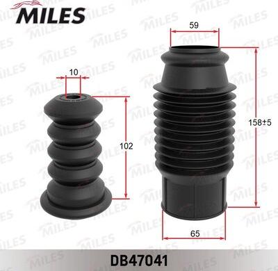 Miles DB47041 - Пилозахисний комплект, амортизатор autozip.com.ua