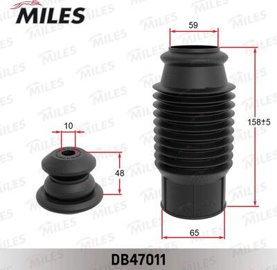 Miles DB47011 - Пилозахисний комплект, амортизатор autozip.com.ua