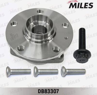 Miles DB83307 - Комплект підшипника маточини колеса autozip.com.ua