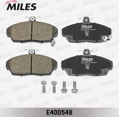 Miles E400548 - Гальмівні колодки, дискові гальма autozip.com.ua