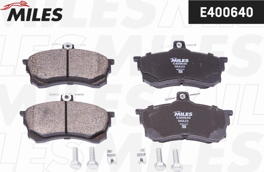 Miles E400640 - Гальмівні колодки, дискові гальма autozip.com.ua