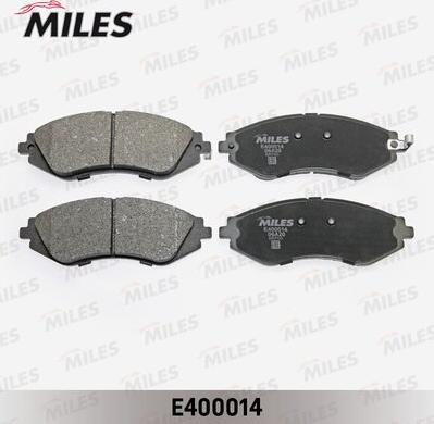 Miles E400014 - Гальмівні колодки, дискові гальма autozip.com.ua