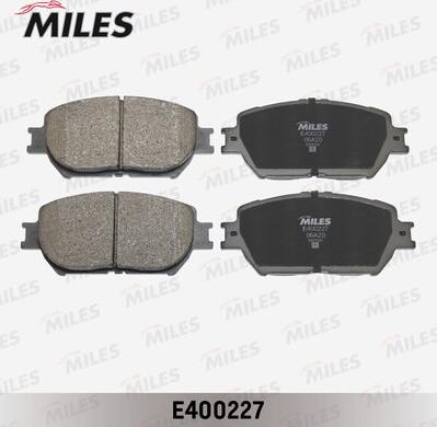 Miles E400227 - Гальмівні колодки, дискові гальма autozip.com.ua
