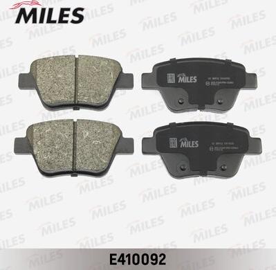 Miles E410092 - Гальмівні колодки, дискові гальма autozip.com.ua