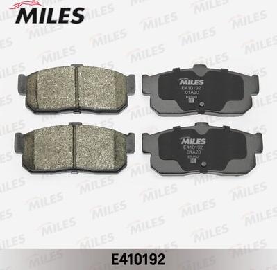 Miles E410192 - Гальмівні колодки, дискові гальма autozip.com.ua
