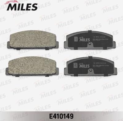 Miles E410149 - Гальмівні колодки, дискові гальма autozip.com.ua