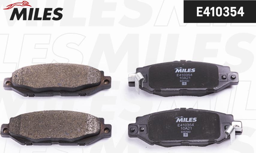 Miles E410354 - Гальмівні колодки, дискові гальма autozip.com.ua
