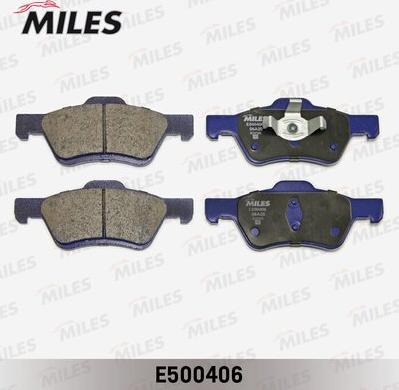Miles E500406 - Гальмівні колодки, дискові гальма autozip.com.ua