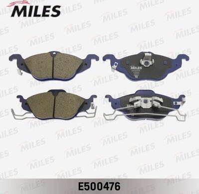 Miles E500476 - Гальмівні колодки, дискові гальма autozip.com.ua