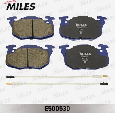 Miles E500530 - Гальмівні колодки, дискові гальма autozip.com.ua