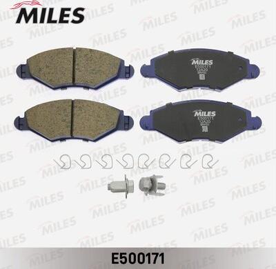Miles E500171 - Гальмівні колодки, дискові гальма autozip.com.ua