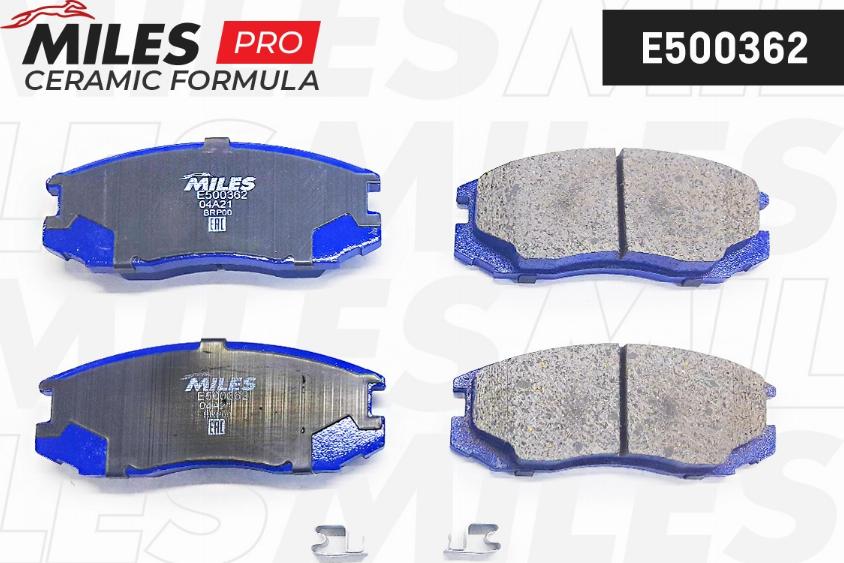Miles E500362 - Гальмівні колодки, дискові гальма autozip.com.ua
