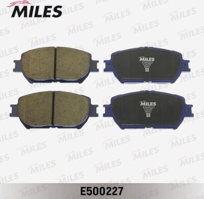 Miles E500227 - Гальмівні колодки, дискові гальма autozip.com.ua