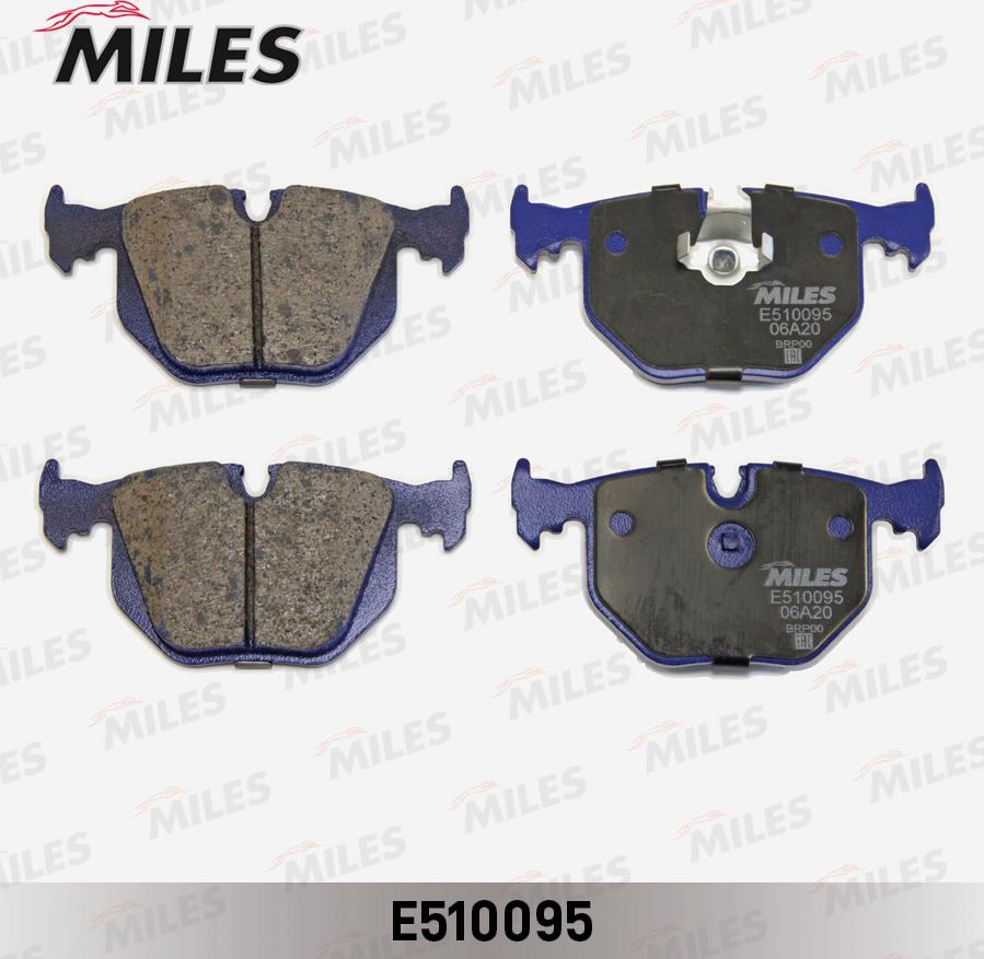 Miles E510095 - Гальмівні колодки, дискові гальма autozip.com.ua