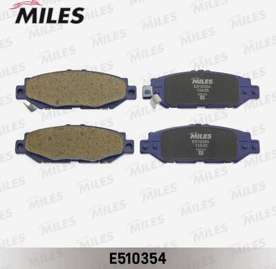 Miles E510354 - Гальмівні колодки, дискові гальма autozip.com.ua