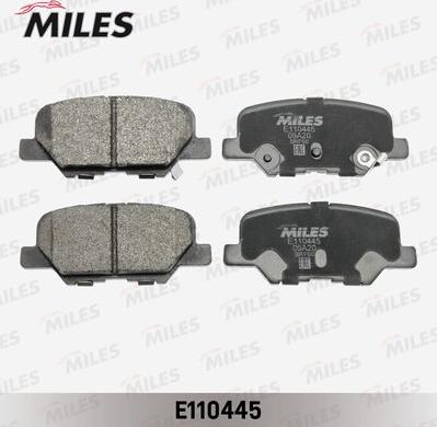 Miles E110445 - Гальмівні колодки, дискові гальма autozip.com.ua