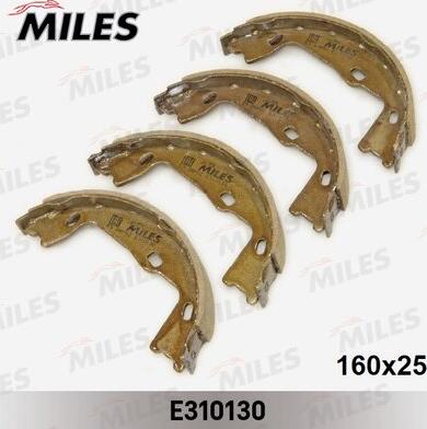 Miles E310130 - Комплект гальм, ручник, парковка autozip.com.ua