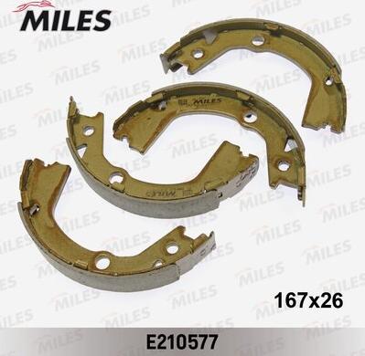 Miles E210577 - Комплект гальм, ручник, парковка autozip.com.ua