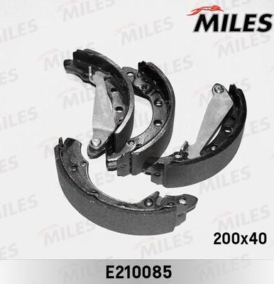 Miles E210085 - Комплект гальм, барабанний механізм autozip.com.ua