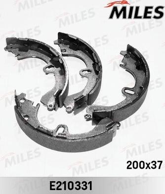 Miles E210331 - Комплект гальм, барабанний механізм autozip.com.ua