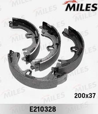 Miles E210328 - Комплект гальм, барабанний механізм autozip.com.ua