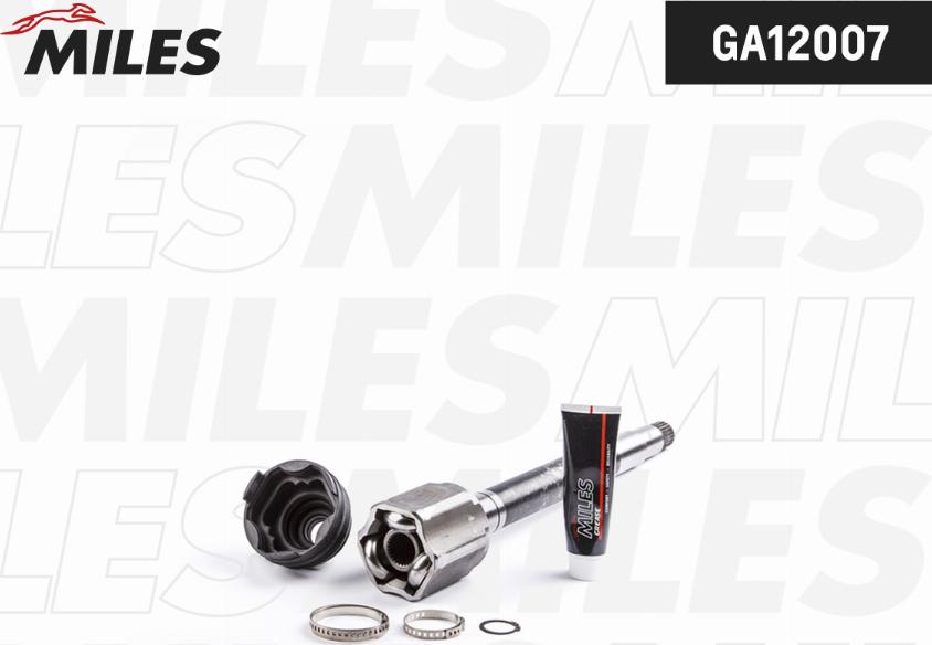 Miles GA12007 - Шарнірний комплект, ШРУС, приводний вал autozip.com.ua