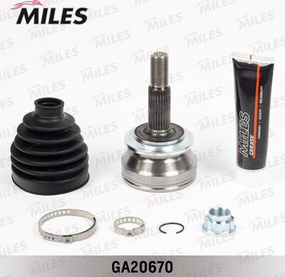 Miles GA20670 - Шарнір, ШРУС, приводний вал autozip.com.ua
