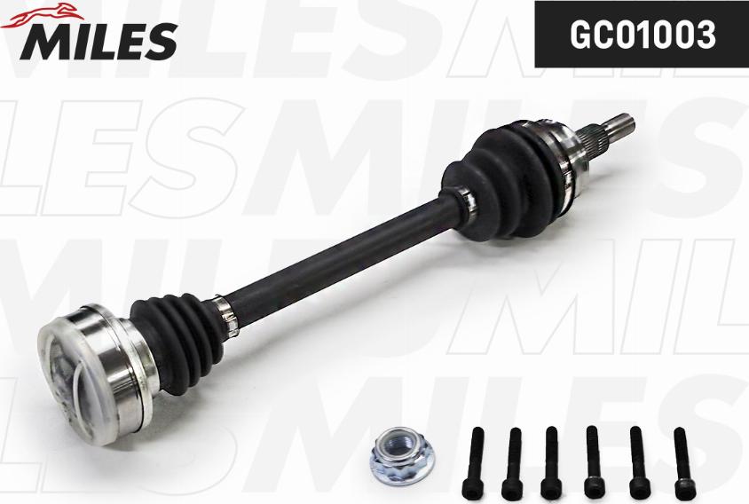 Miles GC01003 - Приводний вал autozip.com.ua