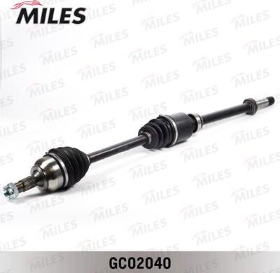 Miles GC02040 - Приводний вал autozip.com.ua