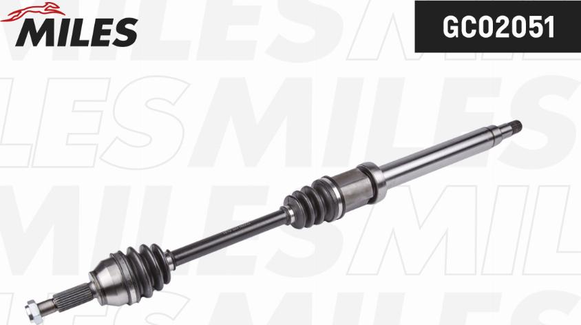 Miles GC02051 - Приводний вал autozip.com.ua