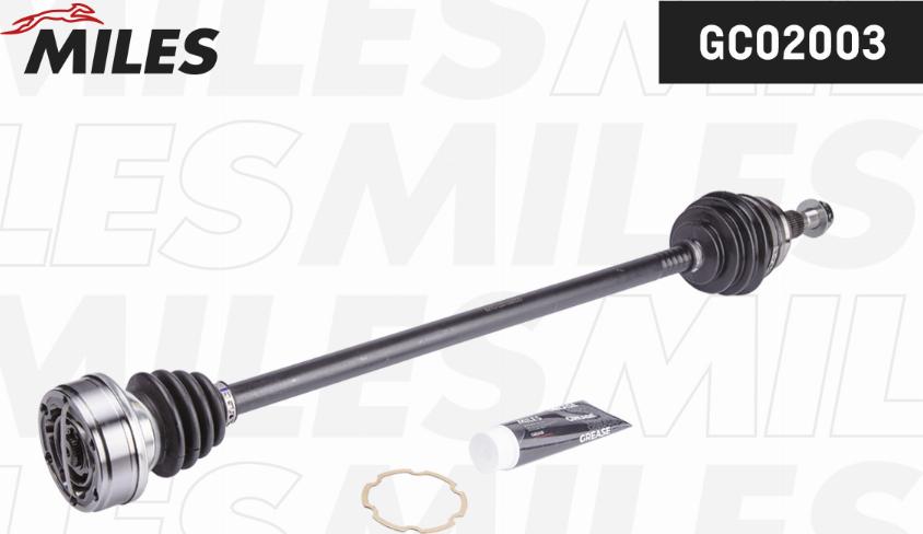 Miles GC02003 - Приводний вал autozip.com.ua