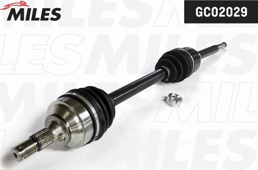 Miles GC02029 - Приводний вал autozip.com.ua